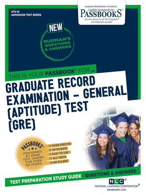 cover image of GRADUATE RECORD EXAMINATION-GENERAL (APTITUDE) TEST (GRE)